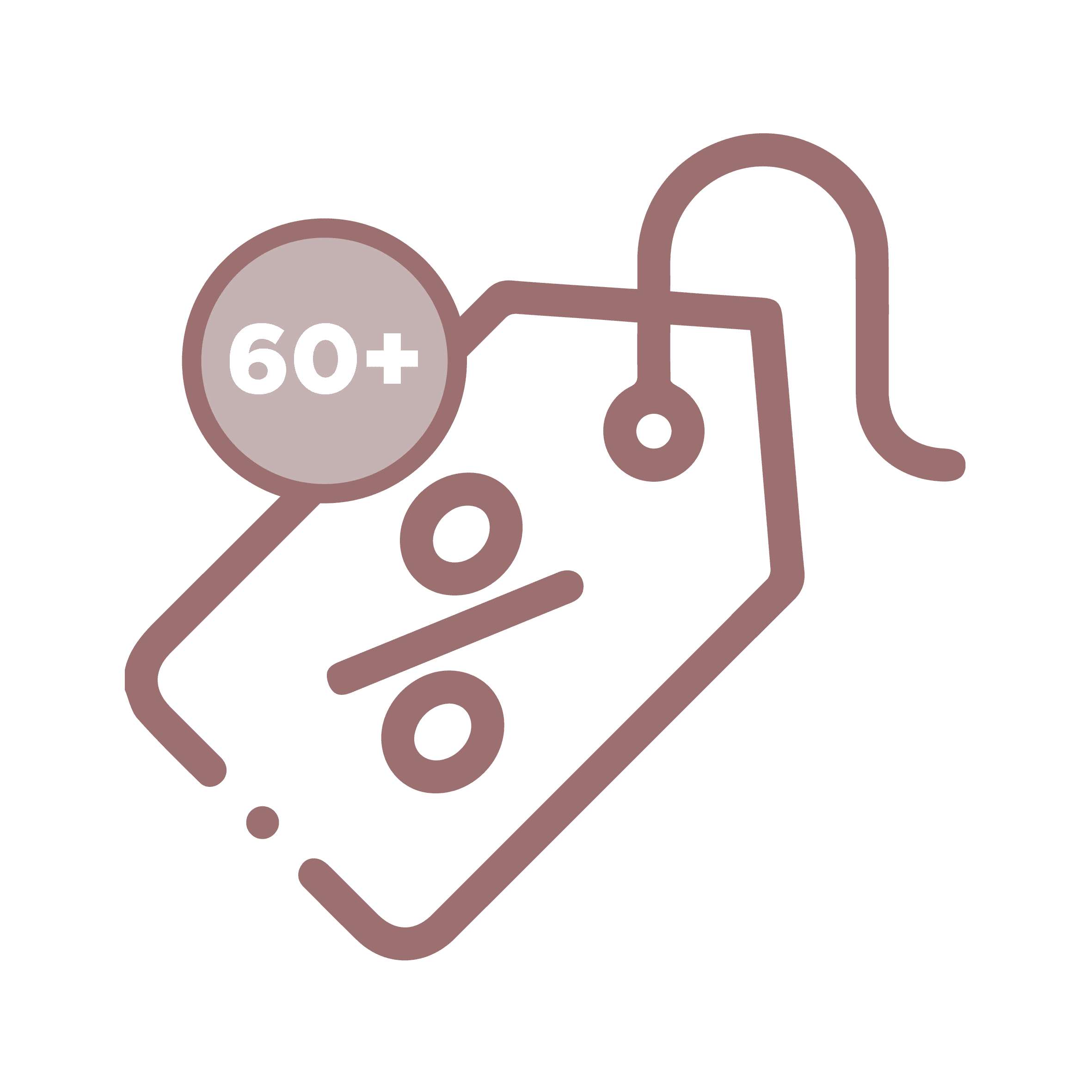 Over 60's discount icon